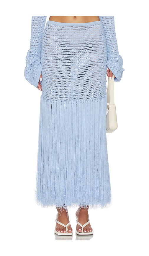 Devon Windsor Edna Maxi Skirt In Blue