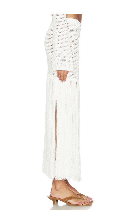  Devon Windsor Edna Maxi Skirt In Ivory. Size S. Also In Xs, M, L. 