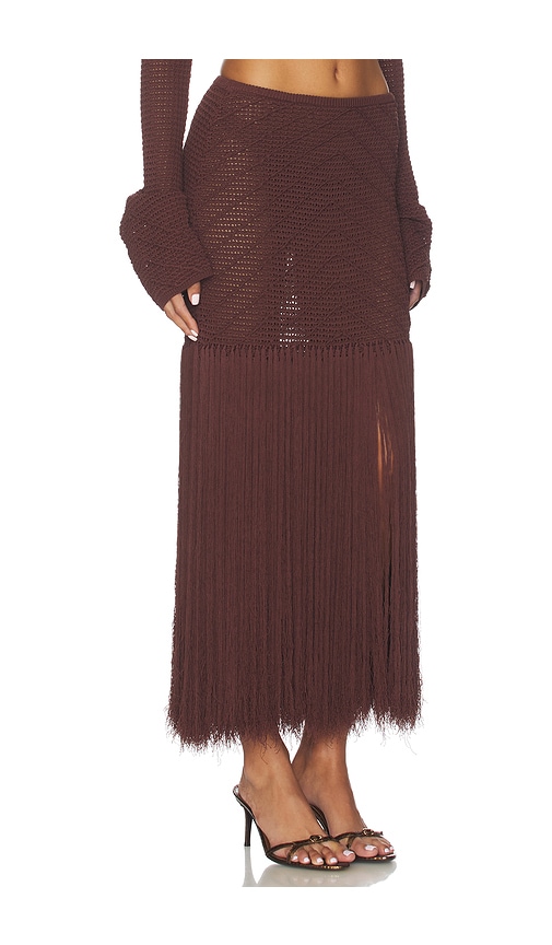 Devon Windsor Edna Maxi Skirt In Brown