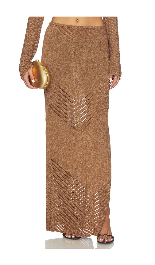 Devon Windsor Bria Maxi Skirt In Multi