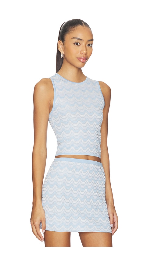 Devon Windsor X Revolve Lata Top In Blue
