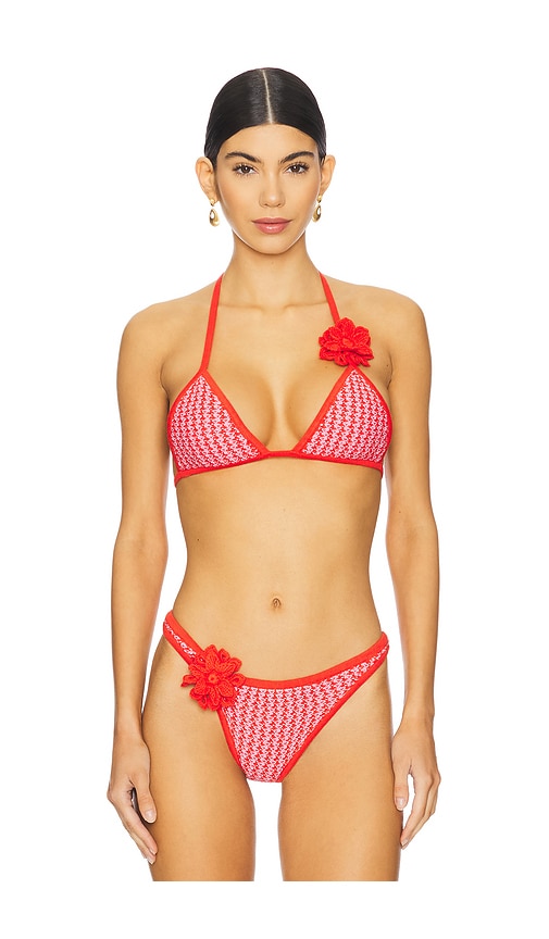 Nash Bikini Top in Red. - size L (also in M, S, XL, XS) - DEVON WINDSOR - Modalova