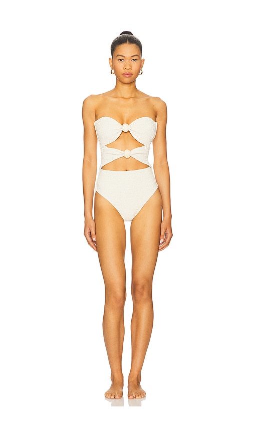 Misha Full-piece Swimsuit in Cream. - size XS (also in XL)