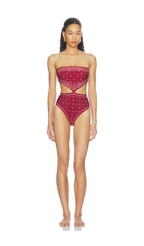 ワンピース thevirgins romantic sailor dress DEVON WINDSOR Rebecca One Piece in Merlot | REVOLVE