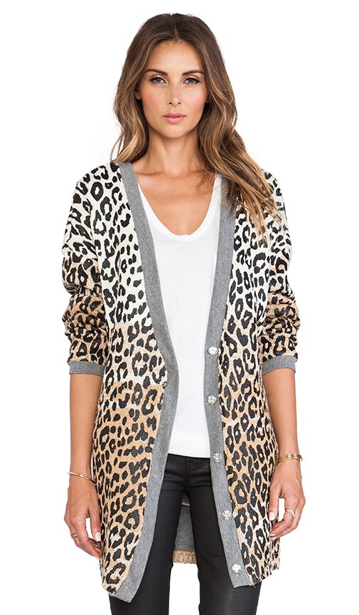 Printed Boyfriend Cardigan