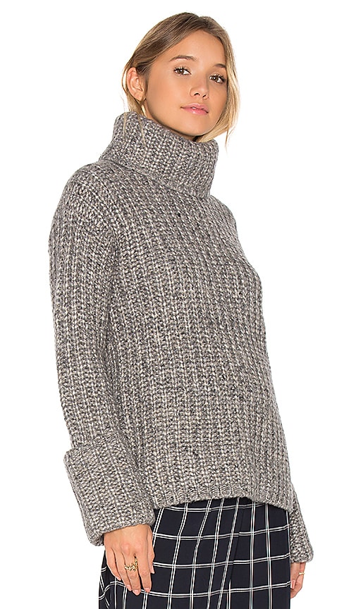 Elizabeth and James Clayton Sweater in Medium Heather Grey