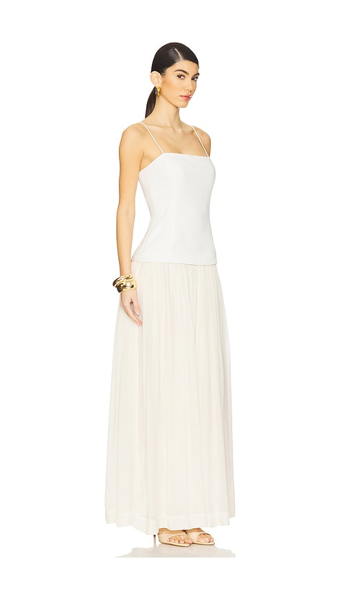 Eaves Pardes Dress In 象牙白