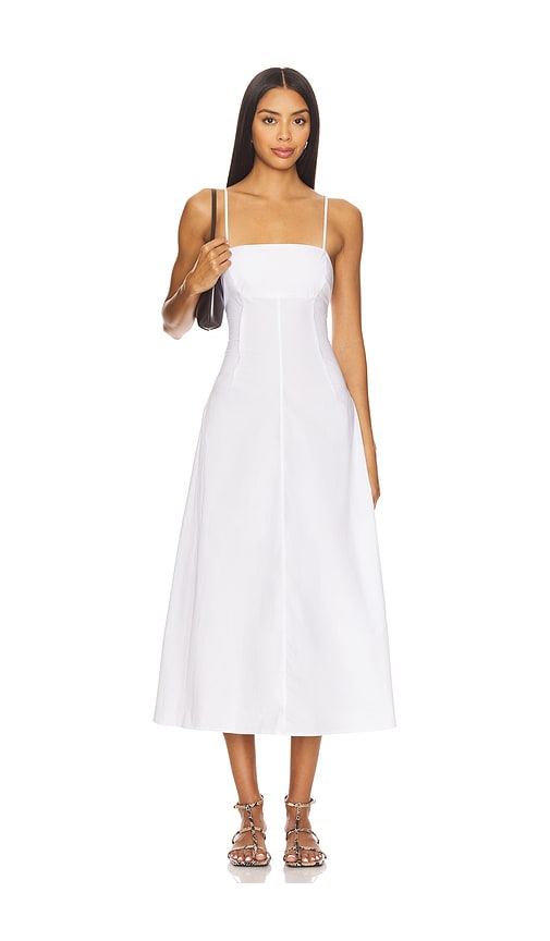 x Coco Liah Midi Dress in White. - size XL (also in L, M, S, XXS)