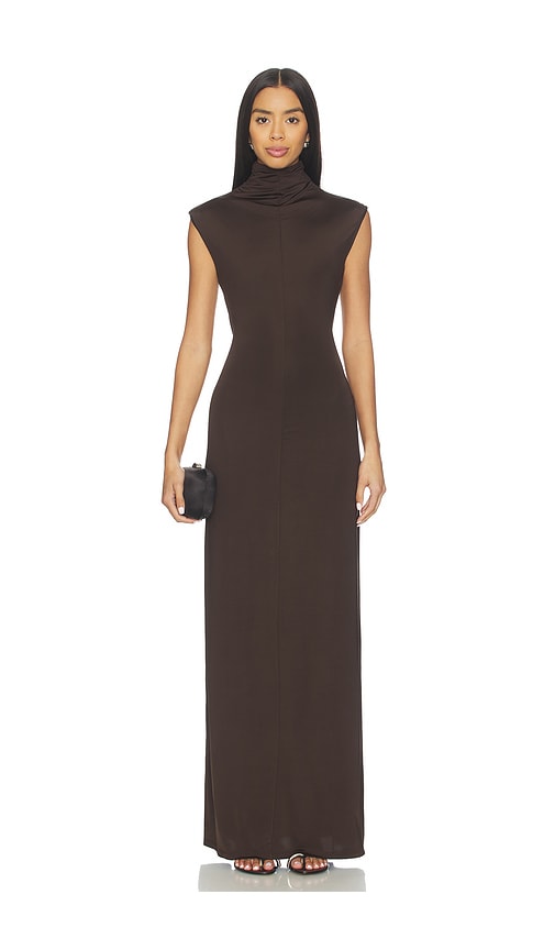 Eaves Ingrida Gown In Brown