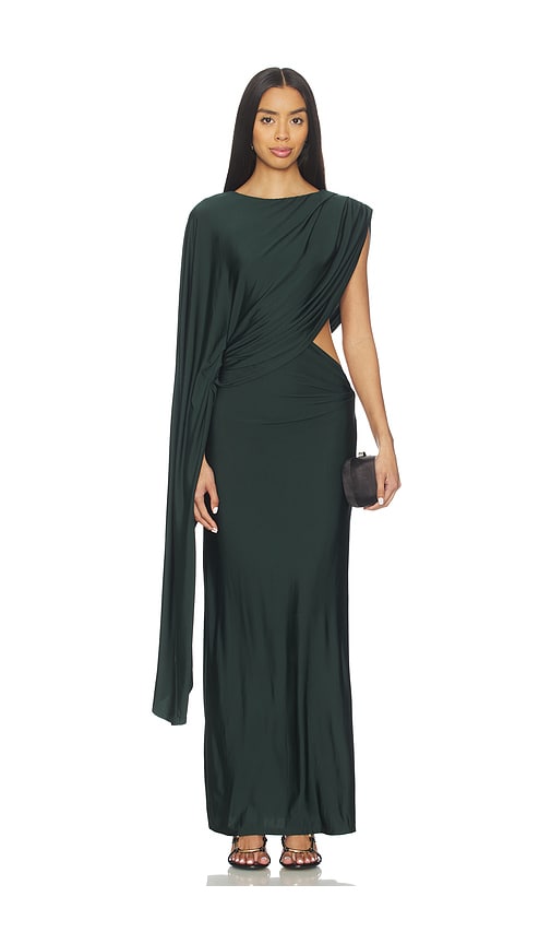 Eaves Ingrida Maxi Dress In Green