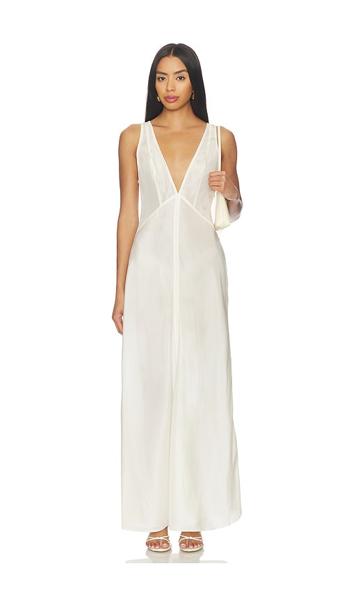 Eaves Freda Maxi Dress In White
