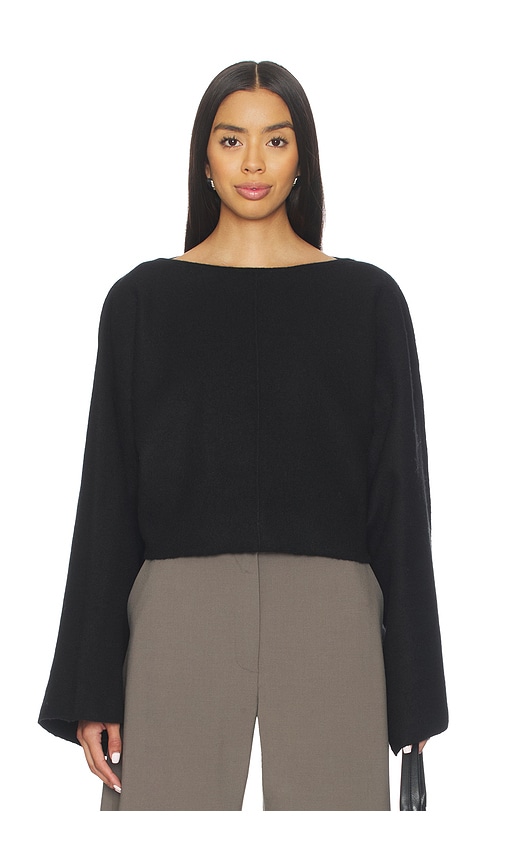Eaves Whinnie Knit Cape In Black