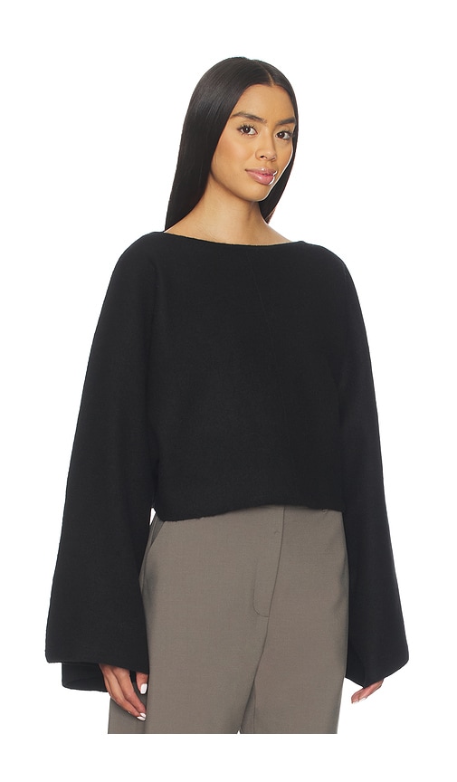 Eaves Whinnie Knit Cape In Black