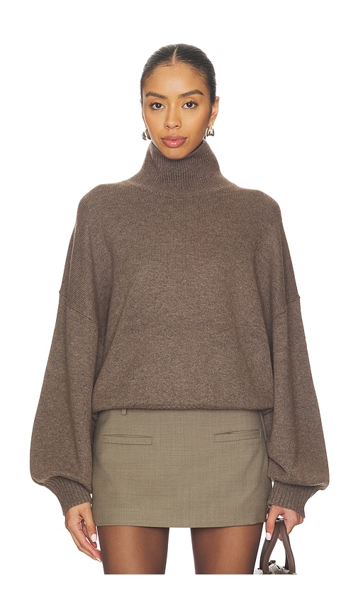 EAVES Ellara Oversized Knit Mock Neck