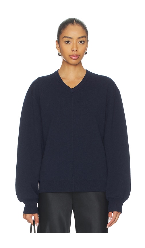 EAVES Zooey Double Faced V-neck Sweater