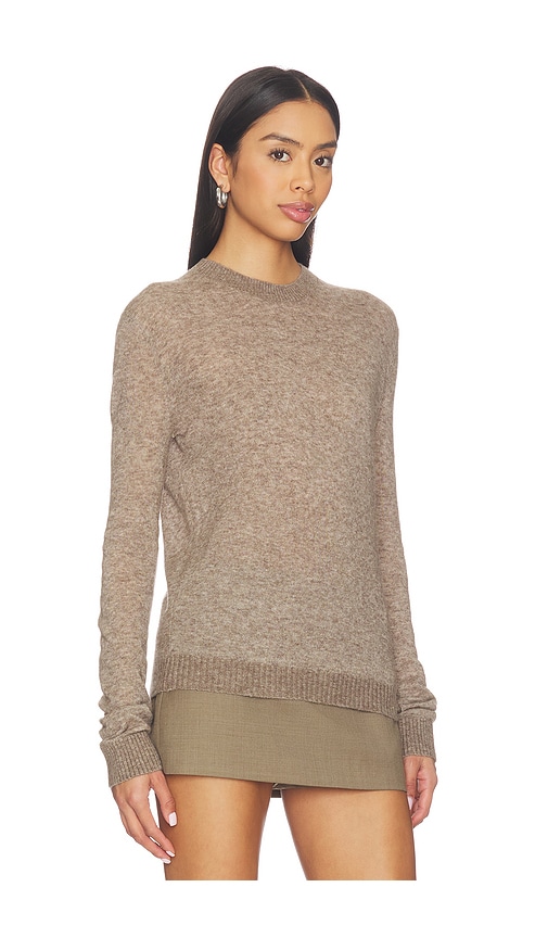  Eaves X Jasmine Tookes Kathryn Light Knit Crewneck En Color Taupe Talla L  (también En M, S, Xl, Xxs). 