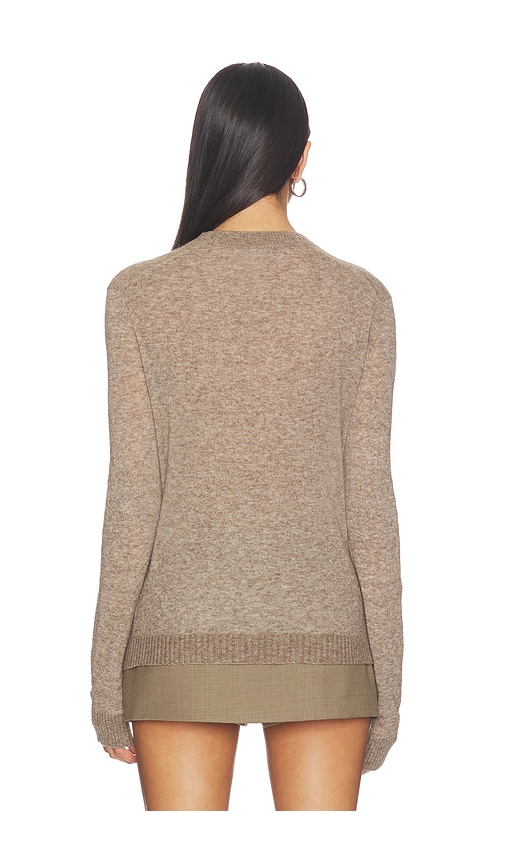  Eaves X Jasmine Tookes Kathryn Light Knit Crewneck En Color Taupe Talla L  (también En M, S, Xl, Xxs). 