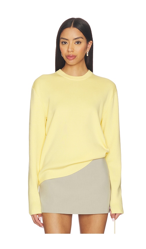 EAVES Cydnee Oversized Sweater in Butter Yellow | REVOLVE