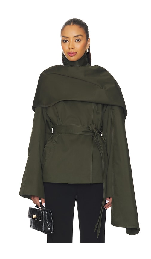 Eaves Yuna Crop Trench In Green