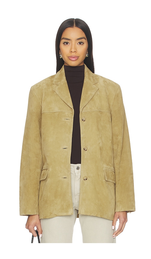 EAVES Aroa Suede Blazer Jacket