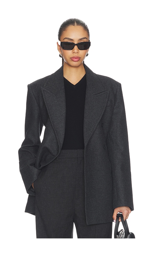 EAVES Hulda Wool Flannel Blazer