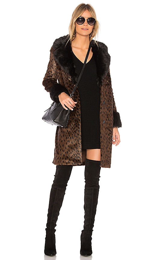X Revolve Emmie Faux Fur Coat