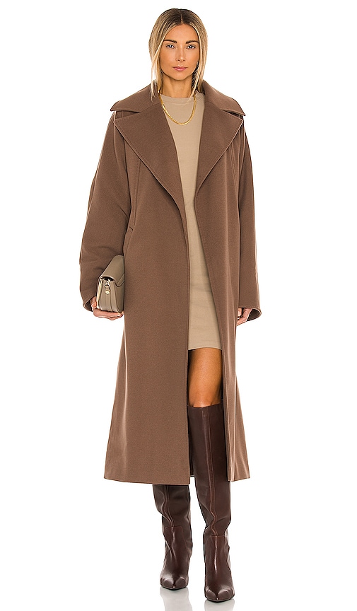 EAVES The Jacintha Coat in Brown