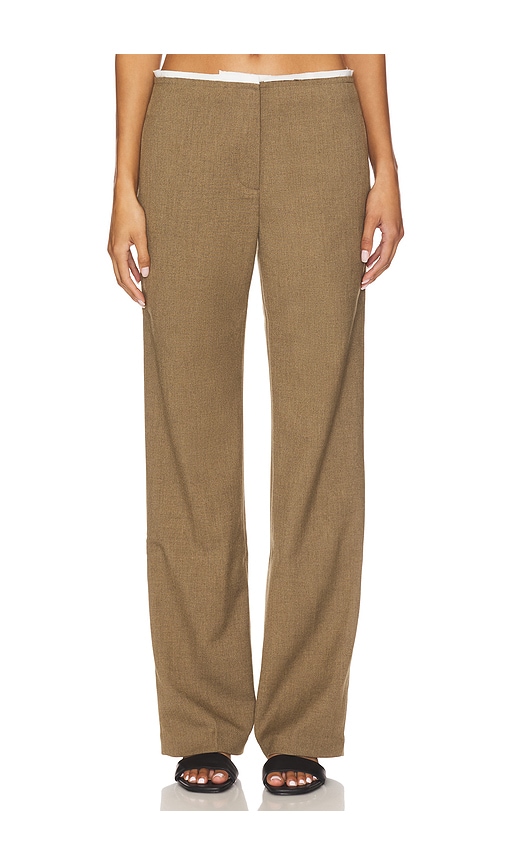 Lyla Decon Trouser in Olive. - size XS (also in L, M, S, XL)