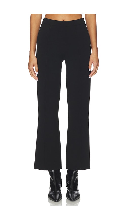 Eaves Suri Knit Pant In Black