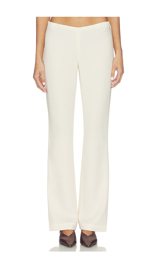 Eaves X Coco Auda Polished Crepe Pant In White