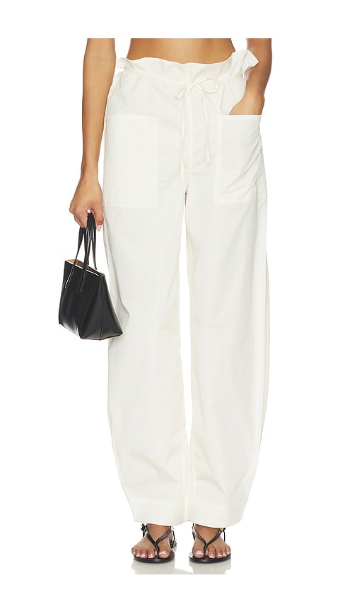 EAVES Syra Pant in Ivory. - size L (also in XL, XS)