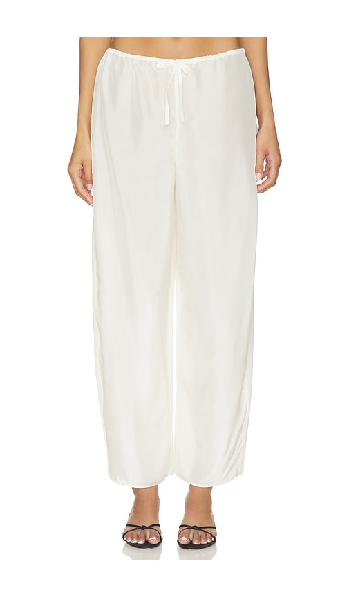 Eaves Fleur Pant In White