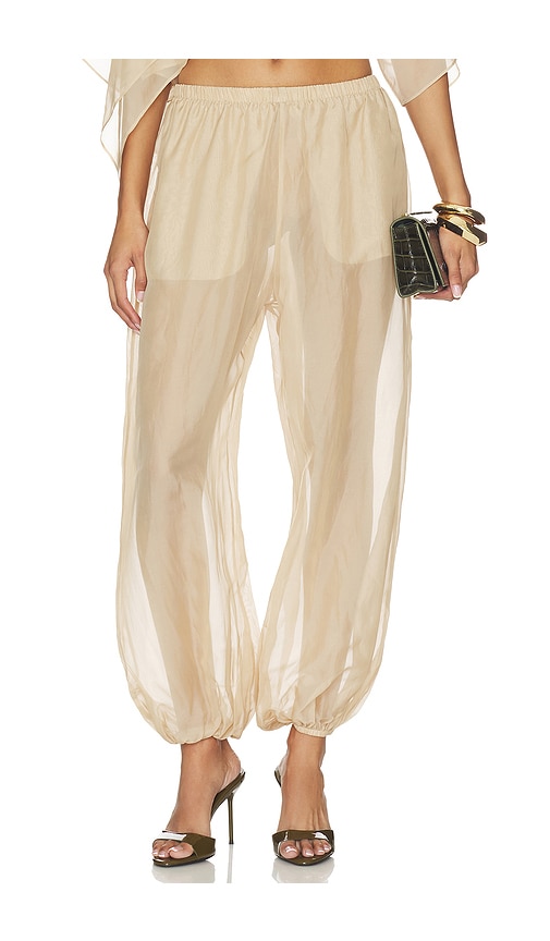 Eaves Kai Balloon Pant In Gold