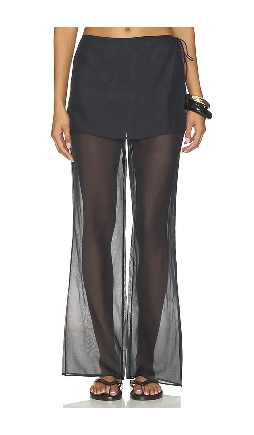 Eaves Anaia Apron Pant In Black