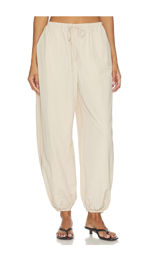 EAVES Leny Parachute Pant in Grey. - size L (also in M, S, XL, XS)