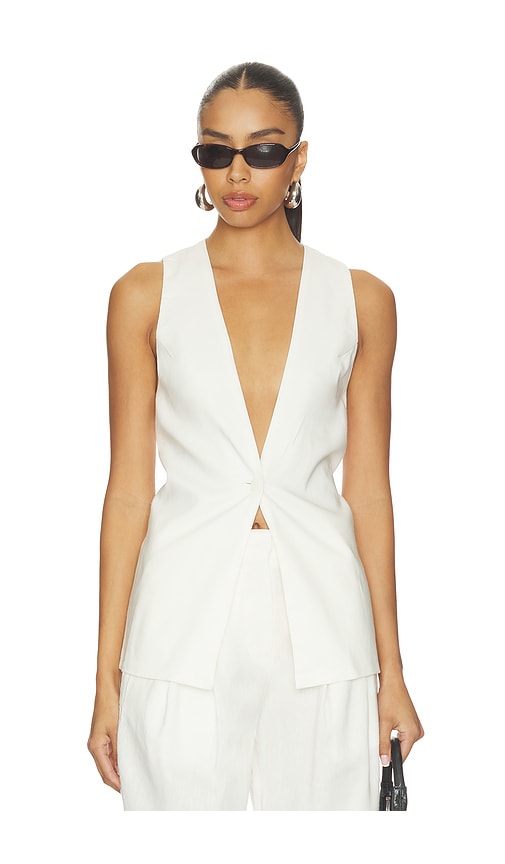 EAVES Iyla Vest Top en White Taille S Also en M XL 208 €
