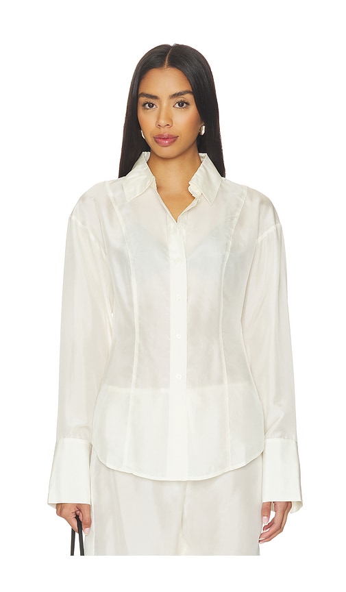 EAVES Freda Slim Shirt en Ivory Taille L Also en M S XL XS XXS 217 €