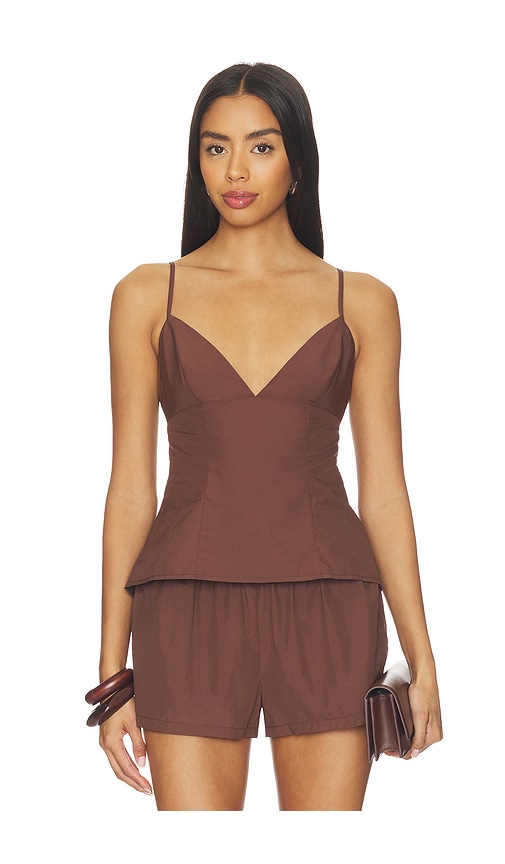 EAVES Lexie Top en Chocolate Taille S Also en L M XL XS XXS 163 €