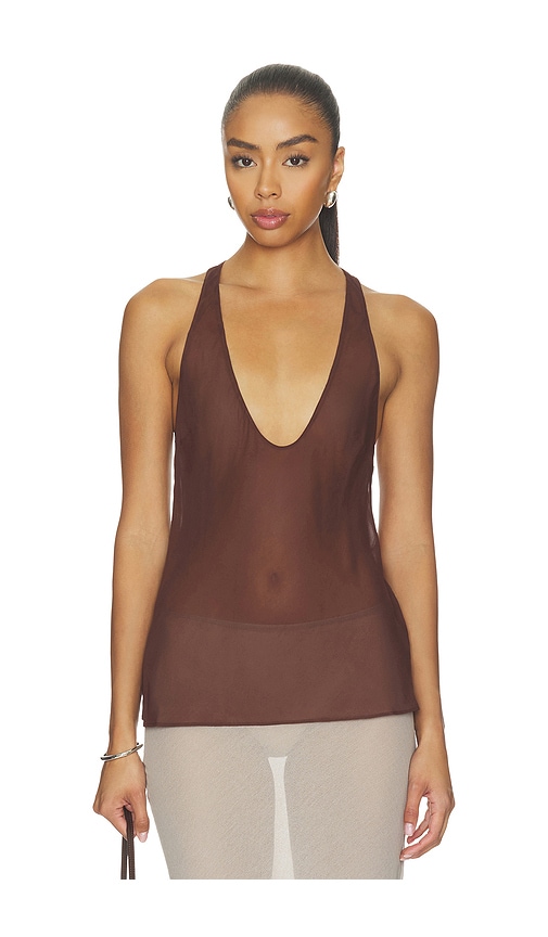 EAVES Vivian Top en Chocolate Taille L Also en M S XL XS XXS 182 €