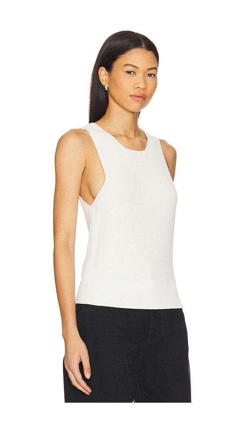 Eaves Lavanda Sleeveless Knit Top In Ivory