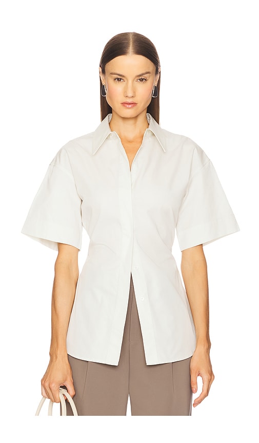 Aven Shirt in White. - size XS (also in L, M, S, XXS)