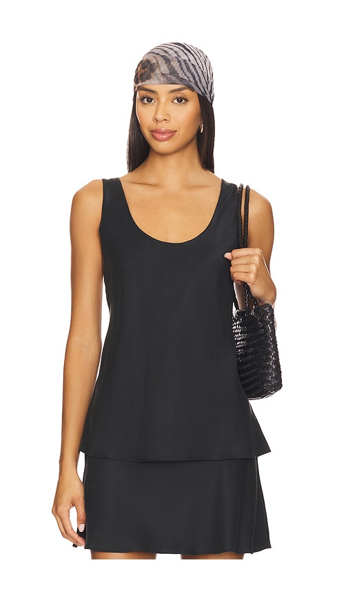 x Coco Nico Silk Tank in Black. - size XS (also in L, M, S, XL, XXS)