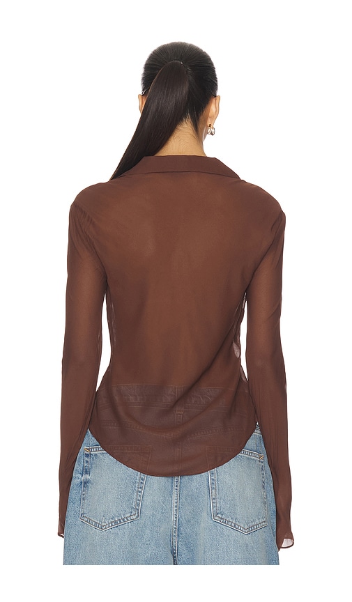 Eaves Oberteil Serena In Brown. Größe S. Also In M, L, Xl. 