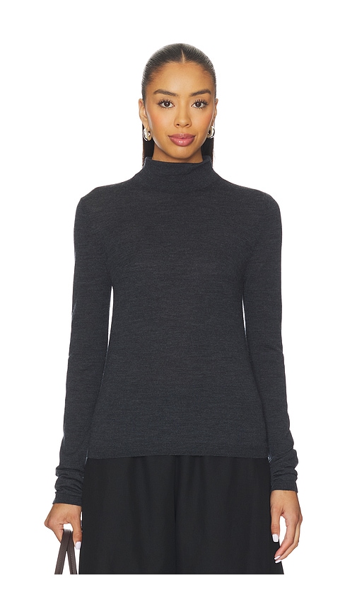 Eaves Cosette Knit Mockneck In Blue