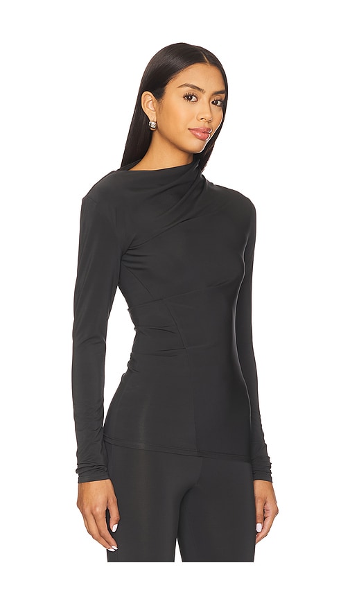 Eaves Auda Top In Black