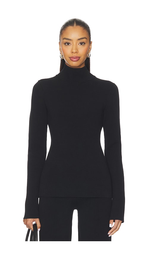 Eaves Clairice Knit Turtleneck In Black