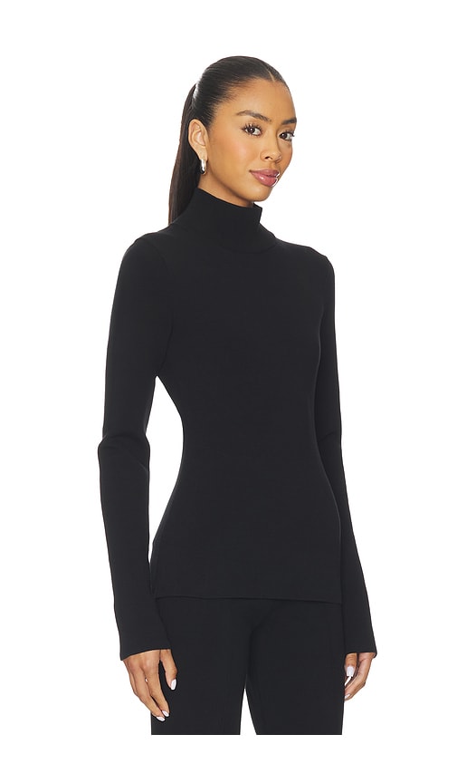 Eaves Clairice Knit Turtleneck In Black