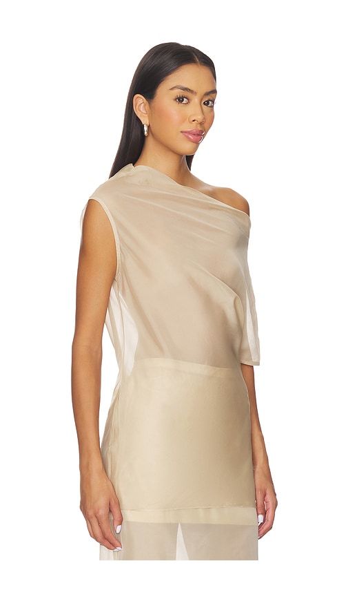 Eaves Saeunn Asym Top In Yellow