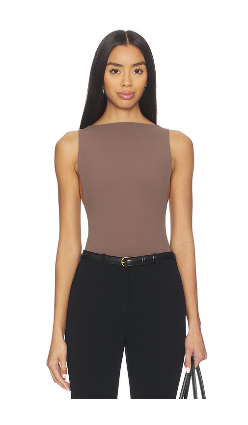 Eaves Rian Bodysuit In Brown