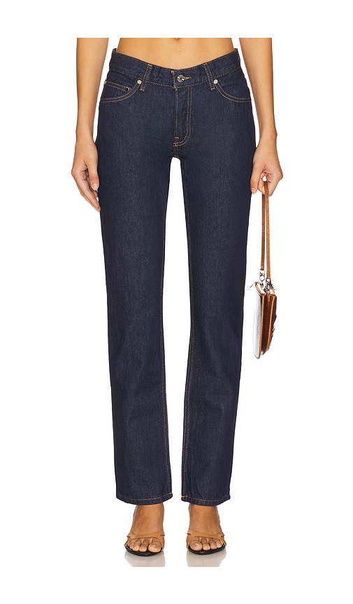 Low Rise Straight in Blue. - size 29 (also in 25, 26, 27, 28)